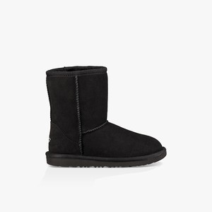 Ugg Classic II Kids Classic Boots Black (9280RYJCS)